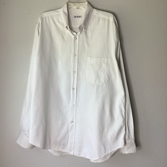 Loro Piana Other - Loro Piana Shirt Cotton Oxford White XXL